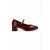 SHOEPOINT Mary Jane Mid Heels Pumps 16591 in Marron